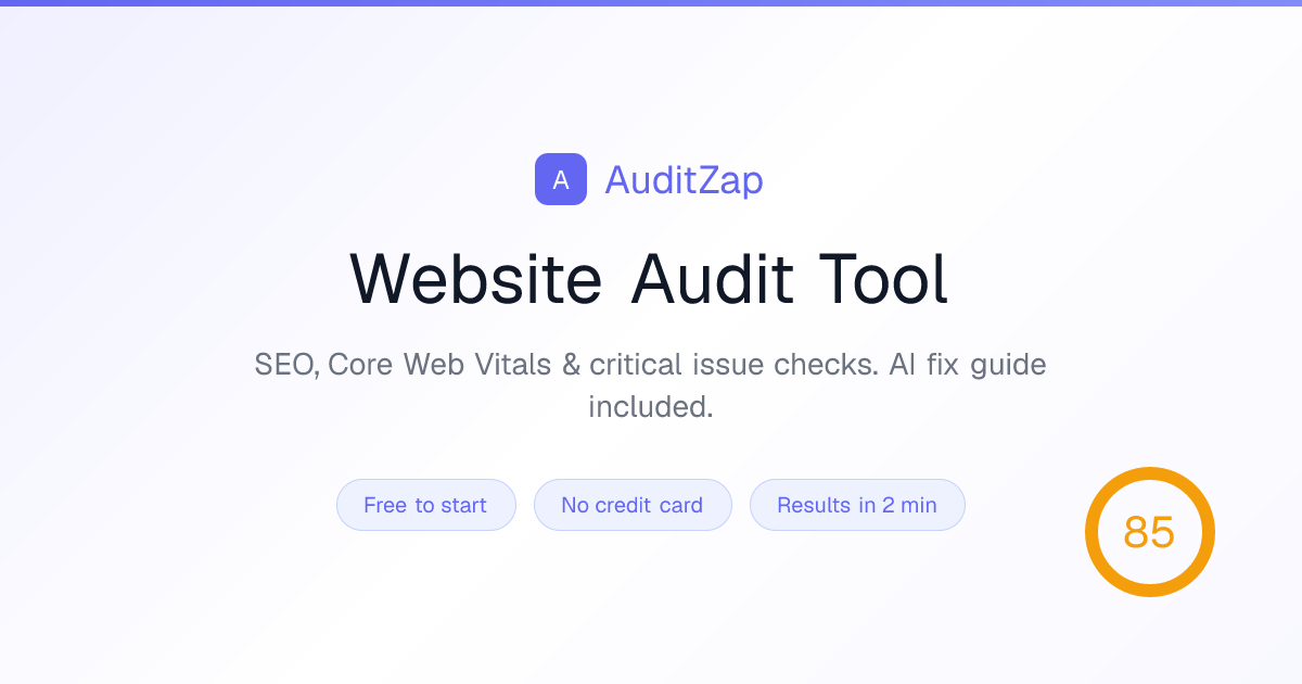 AuditZap のロゴ